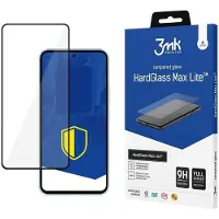 3mk Protection Verre trempé pour Samsung Galaxy A54 5G 9H de la série HardGlass Lite (1 pcs, Samsung Galaxy A54 5G), Téléphone portable : film de protection, Noir, Transparent