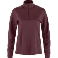Fjällräven Abisko Day Hike Half Zip Sweatshirt Violet XL Femme