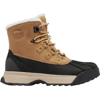 Sorel - Après-ski imperméables et chauds - Scout 87' Lux Wp M Caribou Buff Black pour Homme en Cuir - Taille 41,5 - Marron