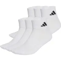 Adidas Chaussettes de sport 'Essentials' noir / blanc / blanc cassé