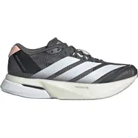 Adidas Chaussure de course 'Adizero Boston 13' gris foncé / pêche / noir / blanc