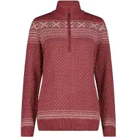 CMP 7h76505 Half Zip Sweater Rouge S Femme