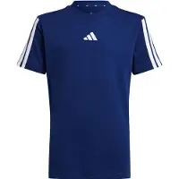 Adidas T-Shirt fonctionnel 'Essentials' bleu foncé / blanc