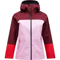 Peak Performance Veste Trail Hipe Shell pour femmes, multicolore II - obscur/matin/rouge vif