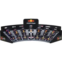 Bburago F1 Red Bull 1:43 With Display Car Model Kit Argenté Enfants