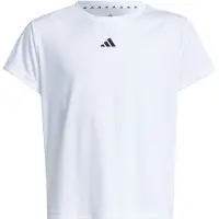 Adidas Train Essentials Regular Fit Logo Short Sleeve T-shirt Blanc 9-10 Years Garçons,Filles