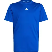 Adidas T-Shirt fonctionnel 'Essentials' bleu / blanc