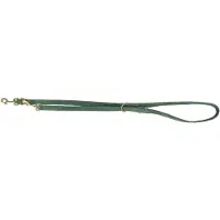 Trixie Pure adjustable lead, leather, S–M: 2 m/15 mm, sage (Chien, Général, Promenade)