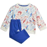Adidas Seasonal Essentials Adiraptor French Terry Jogger Set Blanc,Bleu 12-18 Months Enfants