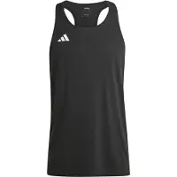 Adidas T-Shirt fonctionnel 'Adizero' noir / blanc