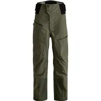 Ortovox - Pantalon de ski imperméable et coupe-vent - Ravine Plus 3L Pants M Dark Wild Herbs pour Homme en Laine - Taille XL - Kaki