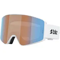 Bliz G001 Ski Goggles Blanc N_O_N Orange & Blue/CAT1