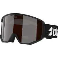 Bliz Spark Ski Goggles Noir Orange W Silver Mirror/CAT2