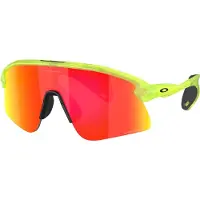 Oakley - Lunettes de soleil - Stunt Devil S Matte Uranium/Prizm Ruby - Jaune