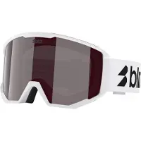 Bliz Spark Ski Goggles Blanc Pink W Silver Mirror/CAT2