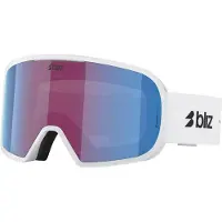 Bliz G002s Ski Goggles Blanc N_O_N Violet & Blue/CAT2