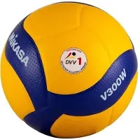 MIKASA Volleyball V300W DVV1 VBL FIVB - Ballon de compétition pour volleyball