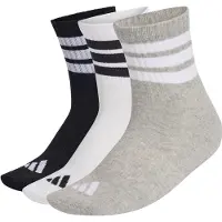 Adidas Chaussettes de sport 'Ess' gris / noir / blanc