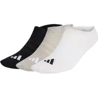 Adidas Chaussettes de sport gris chiné / noir / blanc