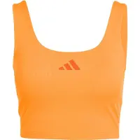 Adidas Power Low Support Sports Top Orange M Femme