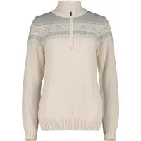 CMP 7h76506 Half Zip Sweater Beige S Femme