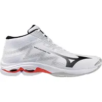 Mizuno Chaussures de sport d'intérieur Wave Lightning Pro Mid Blanc EU 40 1/2 Blanc EU 40 1/2