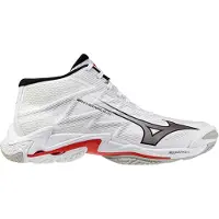 Mizuno Chaussures de sport d'intérieur Wave Lightning Elite Mid Blanc EU 44 1/2 Blanc EU 44 1/2