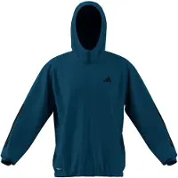 Adidas Sweat à Capuche de sport complet zippé Homme Dusky Petrol