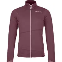 Ortovox - Polaire stretch en laine mérinos zippée - Fleece Light Jacket W Chestnut pour Femme en Laine - Taille S - Bordeaux