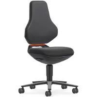 BIMOS ESD-Arbeitsdrehstuhl TEXON, Supertec, mit Rollen, niedrig ESD (45 - 62 cm)
