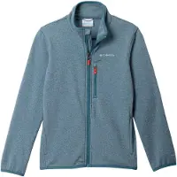 Columbia Essential Hike Grid Full Zip Fleece Bleu 14-16 Years Garçon