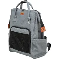 Springos 28835 Pet Carrier Bag Gris 32 x 42 x 20 cm