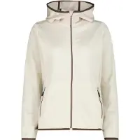 CMP Veste Outdoor Knit Tech pour femmes avec capuche, beige, taille 44