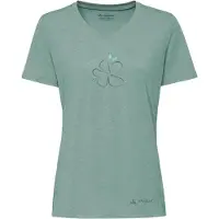Vaude Skomer Print Iii Short Sleeve T-shirt Vert 36 Femme
