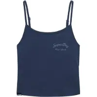 Superdry Athletic Esential Graphic Cami Sleeveless T-shirt Bleu L Femme