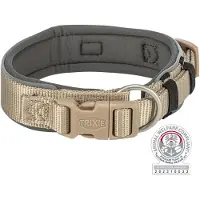 Trixie Collier Hond Premium Extra Breed Zand / Grafiet Grijs - 40-48X4 Cm (Chien, Sport canin)