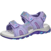 Lico Luca V : Chaussures pour enfants, sandales pour filles, couleur violette, pour le quotidien