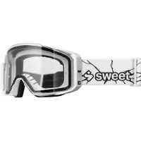 Sweet Protection Unisexe, Lunettes de sport, Deckard MTB TE - MTB Goggles (matte black-emil johansson, Noir, Transparent), Transparent, Noir