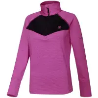 Dare 2b Iced Core Ii Stretch Half Zip Sweatshirt Rose 42 Femme