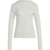 Adidas Soft Lux Sheer Hooded Long Sleeve T-shirt Blanc M Femme
