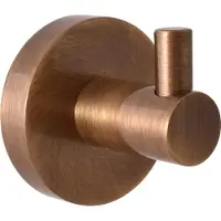 RAV Lot de 2 patères simples COLORADO en laiton bronze 5,3 cm