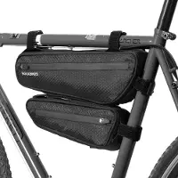 RockBros : Sacoche de cadre 2 en 1 pour vélo, sacoche de selle amovible et étanche