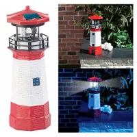 MagneticLand Phare décoratif solaire avec led 27 cm