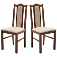 LeafDesign CHAISE DE SALLE À MANGER - Lot de 2 Bos 2 noyer berlin new 3