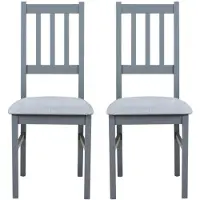 LeafDesign CHAISE DE SALLE À MANGER - Lot de 2 Bos 4 graphite hygge 91