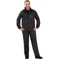 Planam Hommes, Vestes de pluie, Outdoor Monsun Veste de pluie noir taille M, Noir, (M)