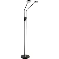Globo Lampe de lecture double Silvio Noir