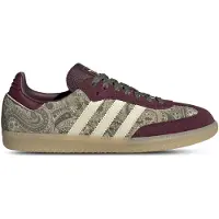 Adidas Baskets basses 'Samba OG X Liberty London' écru / kaki / olive / bourgogne
