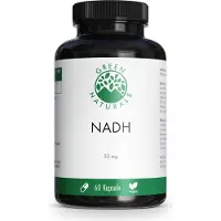 Heilpflanzenwohl GmbH GREEN NATURALS NADH végétalien et hautement dosé, 60 capsules