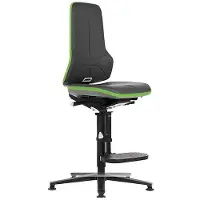 BIMOS Chaise de travail pivotante NEON, avec dispositif d'aide à la montée (59 - 87 cm)